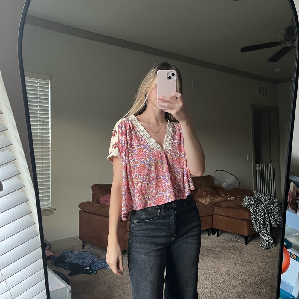 SOLD ON CROSSPOST Free People Leilani Tee in Tea Combo - Picture 5 of 11